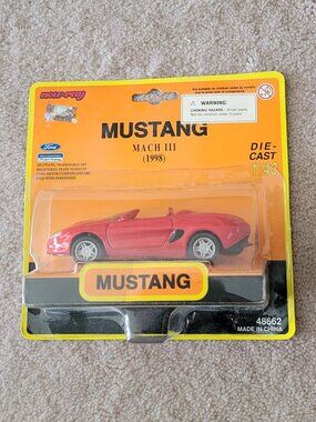 Ford Mustang Mach III 1998 Die Cast Car 1:43 NWT